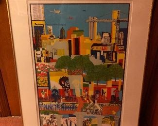 This was given to John Henry by Andrew Young and is signed by him with a message