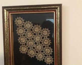 Framed tatting 