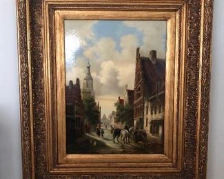 This painting is signed Ronaldo