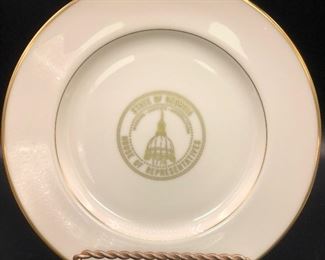 State of Ga House of Representatives china dinner  plate