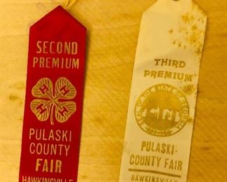 Local 1948 county fair ribbon
Local 1950 county fair 4H ribbon