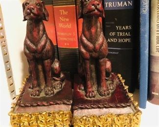 Dog bookends