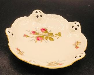 Moss rose bon bon dish