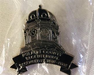 Pulaski co bicentennial pin 1808-2008