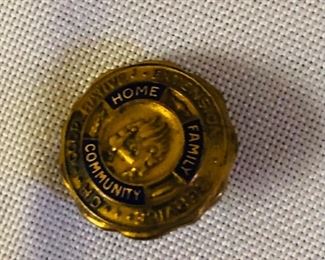 Cooperative Extension Service Lapel Pin USDA Farming Crops Home Family Community