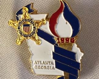 1996 Olympic Pin ~ United States Secret Service ~ Security ~ Atlanta Georgia