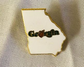 Lots of Georgia pins!