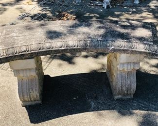 Concrete bench 