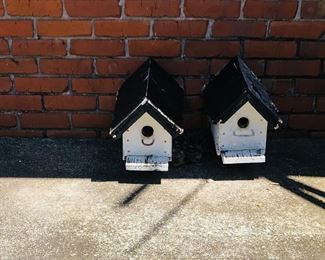 Hand made bird houses 
