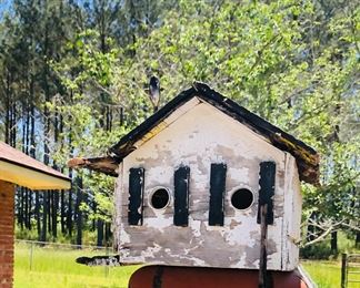 Hand made bird house 
