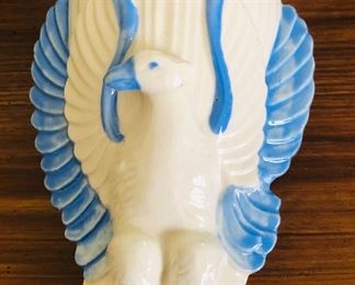 Vintage phoenix wall pocket