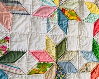 Hand made star quilt