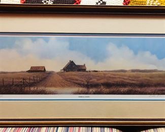 Butler Brown print numbered and signed Verbena Landing 