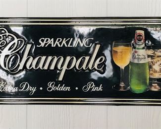 1970s Champale sign/advertising 