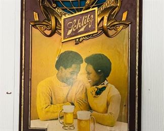 1970’s Schlitz advertising sign