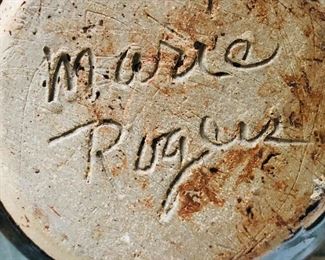 Signed Marie Rogers/ Meansville, Ga/
Gravy bowl
Marie 1922-2010