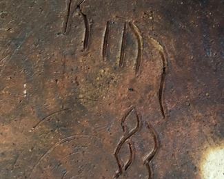 Hand turned KimBlack decorated jug signed and dated 1983
Milledgeville , Ga