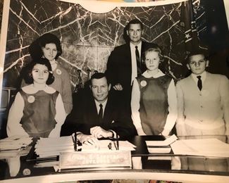 John Henry and Carl Sanders with local pages/there are multiple copies of this