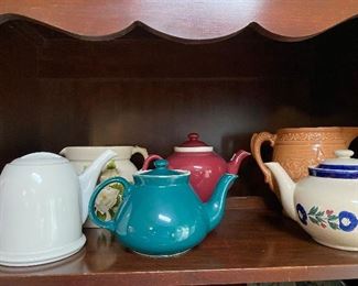 Collection of Hall teapots
