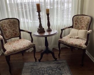 Side chairs ~candlesticks