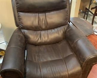 New Leather Remote Recliner