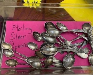 Small Sterling Silver Spoons