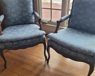 lovely upholstered arm chairs