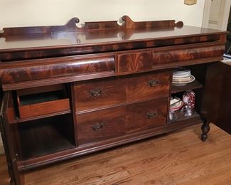 Lovely Buffet Sideboard, small drawers are felt-lined