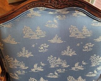 close-up detail of chairs