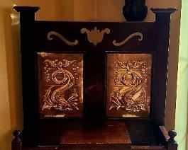 Hall Tree with drip pans 