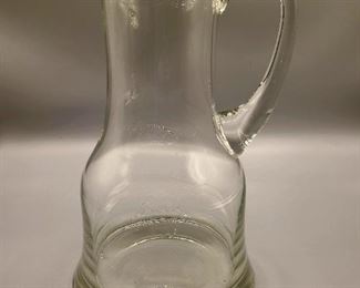 Krosno Poland glass pitcher
