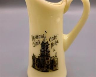 Mini custard glass pitcher
Washington County Courthouse
