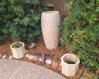 Tall fountain urn in middle = SOLD (we had two & both SOLD)