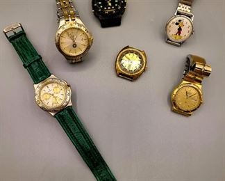 More watches ~
Fossil, Seiko, Micky Mouse = SOLD,
 Casio, Hamilton & Chronosport