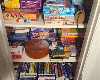 Board games & VHS tapes