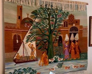 Ibrihim Hussein rug ~ "The Tree of Life"
Cairo