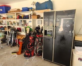 *two sets of four golf clubs = SOLD
