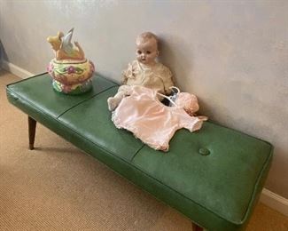 Fabulous MCM Green Bench!