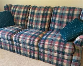 Broyhill Plaid Sofa (Great Condition!)