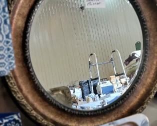 31.5" ROUND BEVELED MIRROR