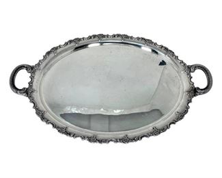 Adorable Silver Plated Tray