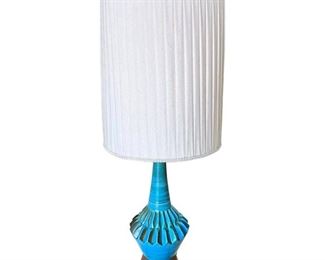 Amazing Turquoise Ceramic Table Lamp