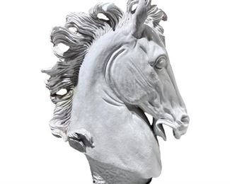 Blanc De Chine White Porcelain Horse Head