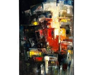 Large Abstract Oil Painting