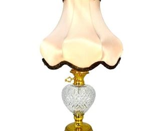 Small Crystal Table Lamp