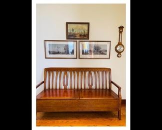 Henredon bench as featured in country living magazine 
