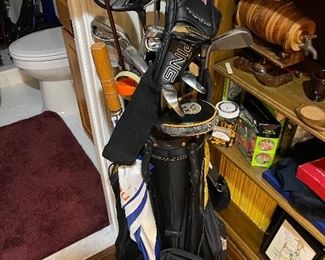 Only the Steelers golf bag is available. No clubs