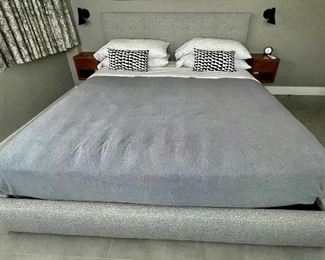 Avery King Storage Bed and Sterns and Foster King Mattress