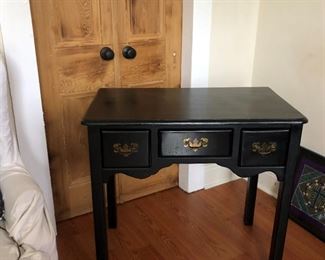 Small Black Painted Desk