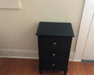 Small Black Painted Chest